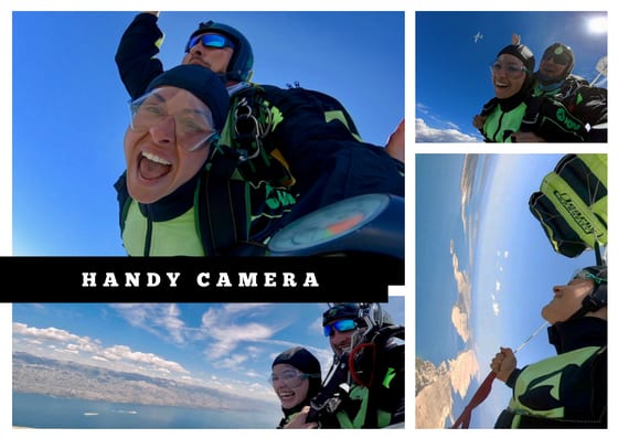 Handy camera skydiving option