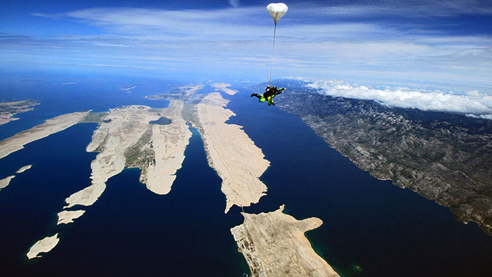 tandem skydiving