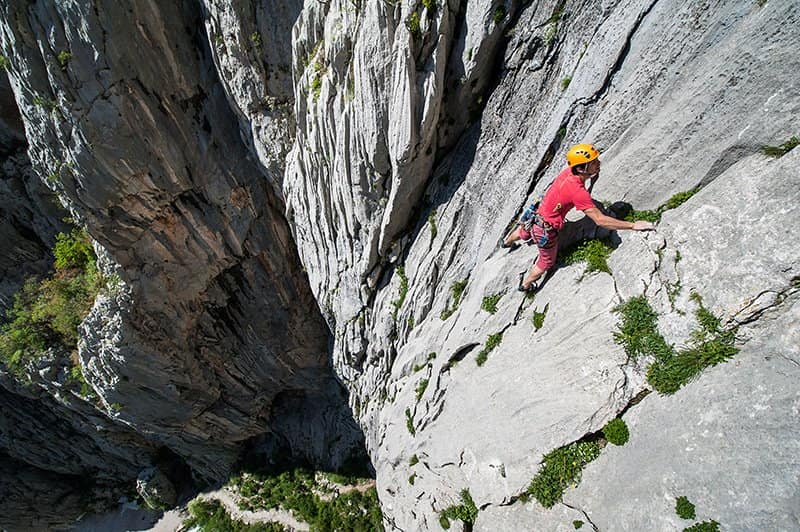 10 photos to inspire adventure travel in Croatia Climber high in Paklenica