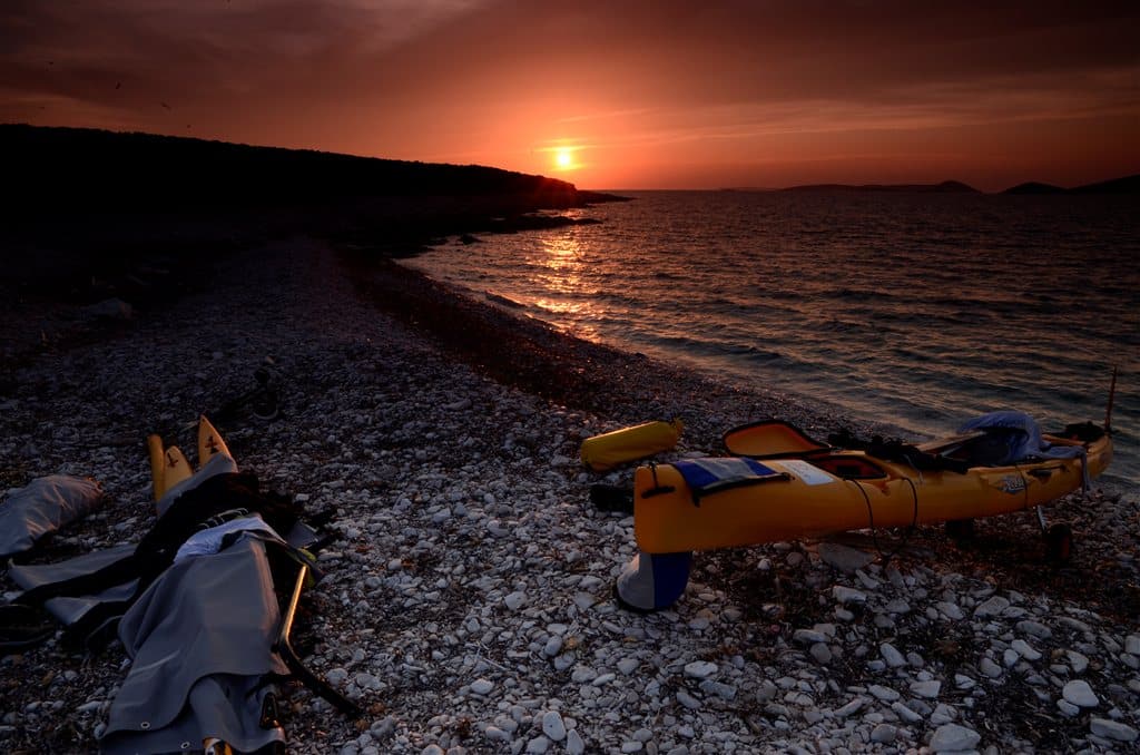 10 photos to inspire adventure travel in Croatia Kayak at long island Croatia