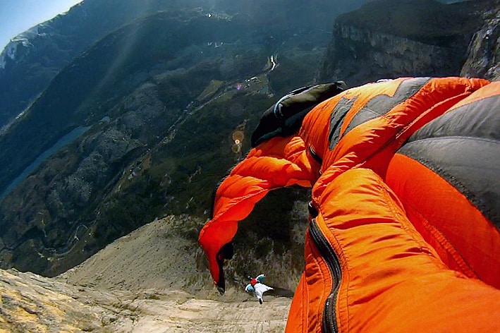 Wingsuit Base Jumping