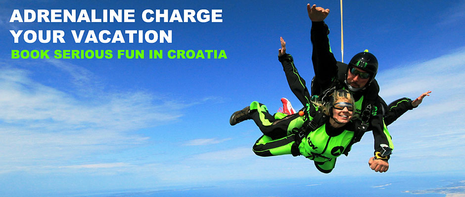 Skydiving in Croatia - Tandem jump