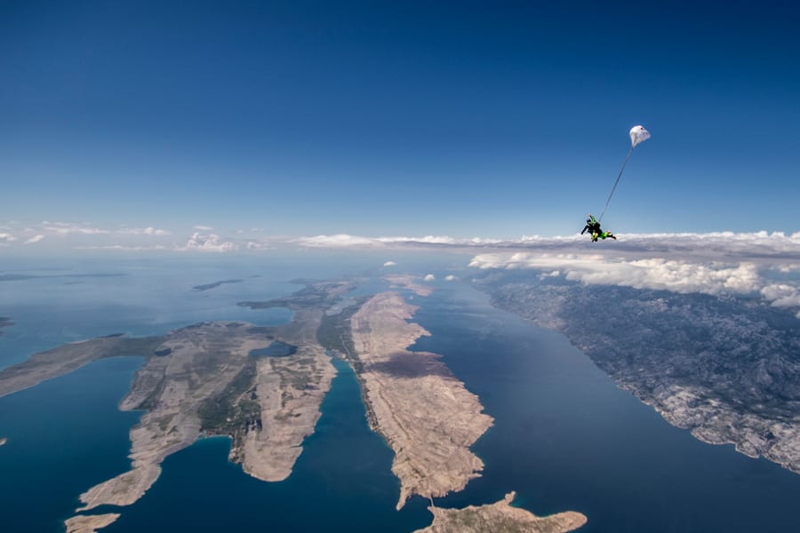 skydiving croatia adv